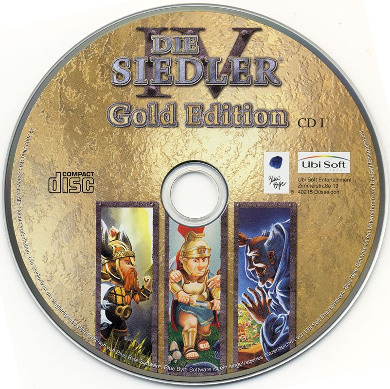 Media for The Settlers IV: Gold Edition (Windows): Disc 1/2