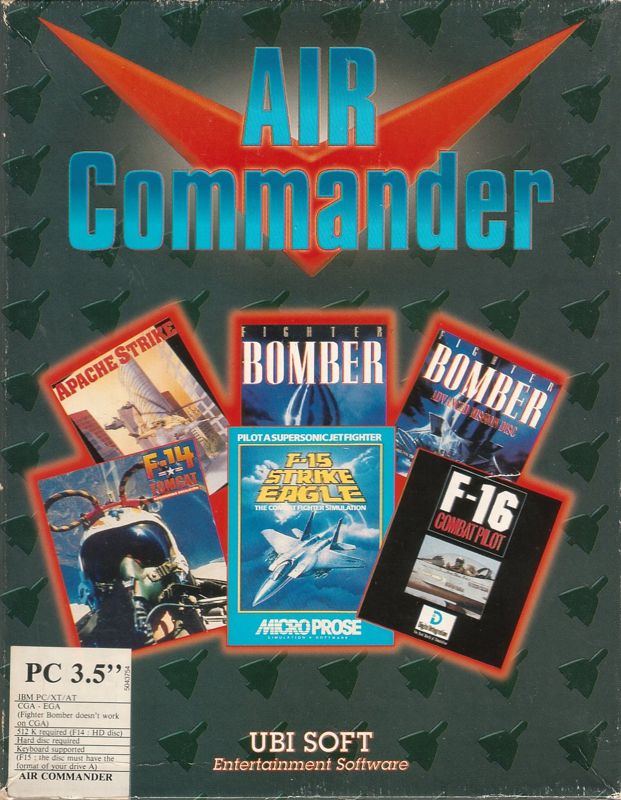 Front Cover for Air Commander (DOS)