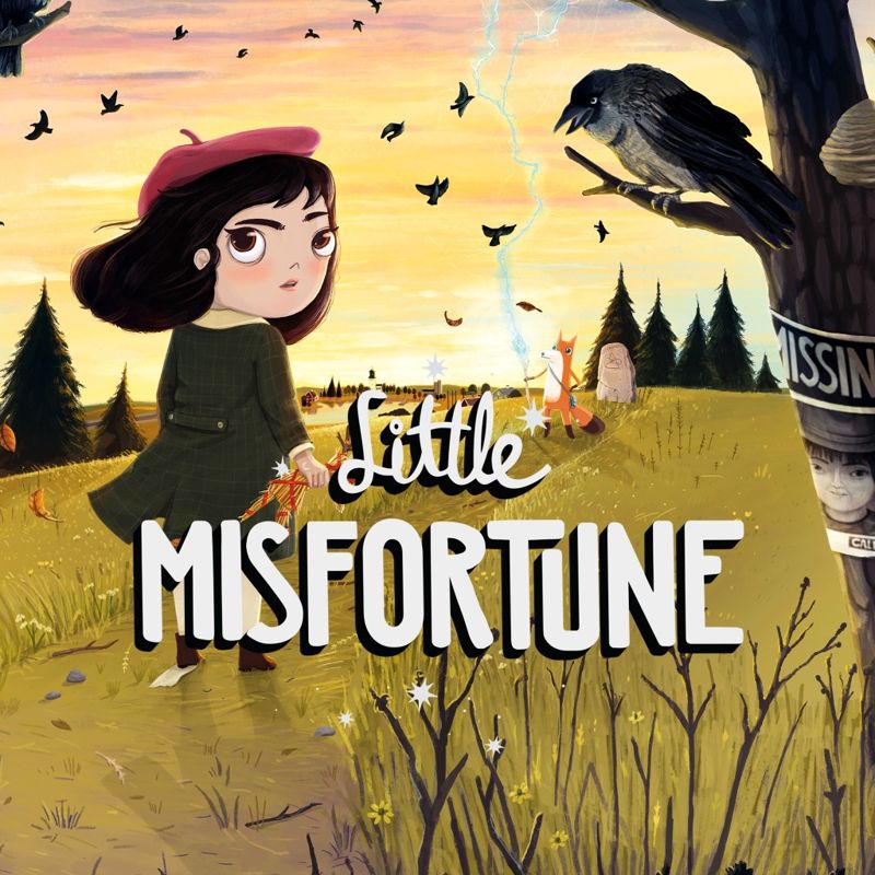 Front Cover for Little Misfortune (PlayStation 4) (download release)