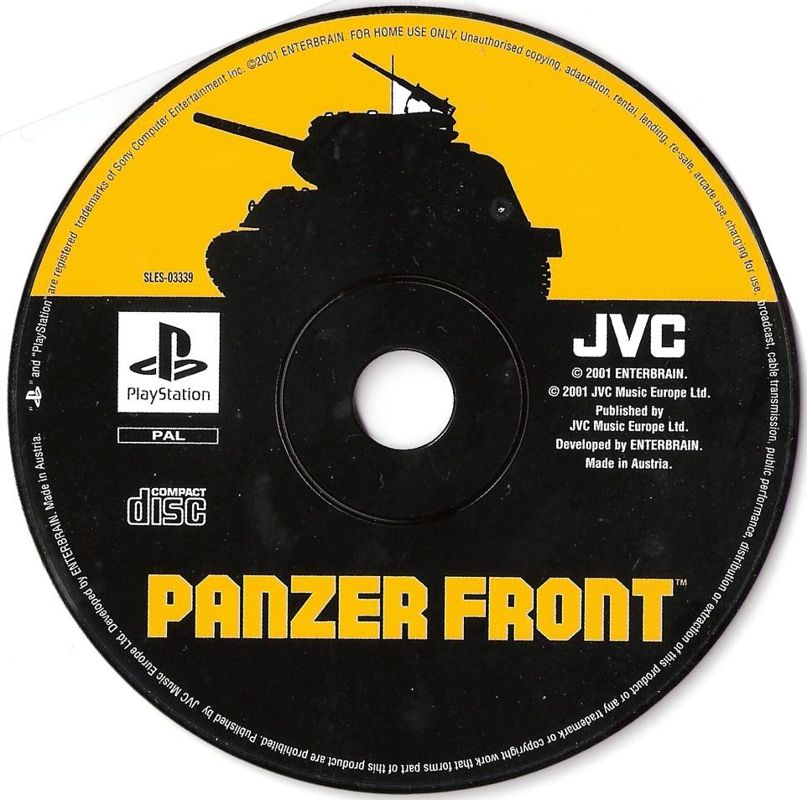 Media for Panzer Front (PlayStation)