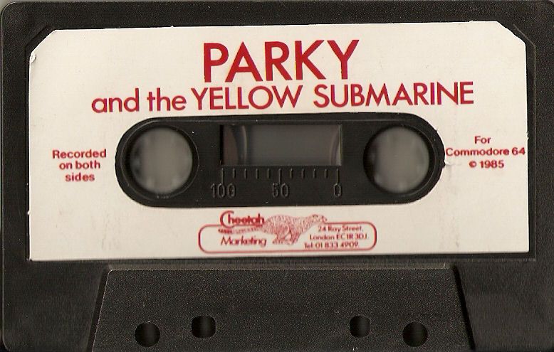 Media for Parky and the Yellow Submarine (Commodore 64)