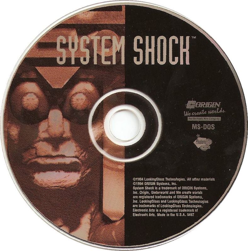 Media for System Shock (DOS) (Modern Age Books release)