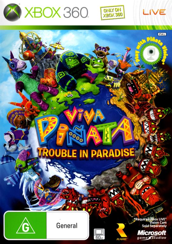 Front Cover for Viva Piñata: Trouble in Paradise (Xbox 360)