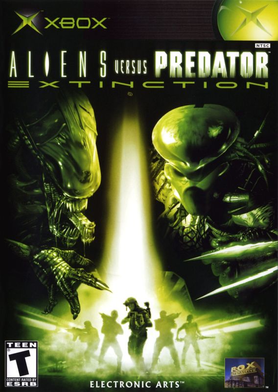 Front Cover for Aliens Versus Predator: Extinction (Xbox)