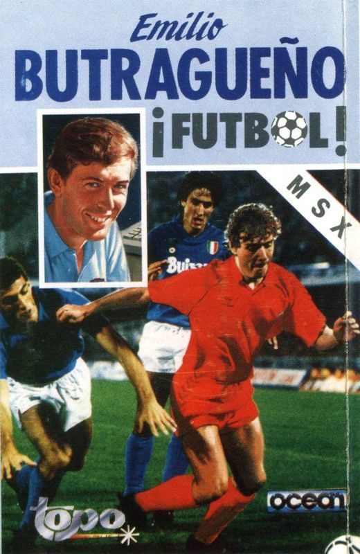 Front Cover for Emilio Butragueño ¡Fútbol! (MSX)