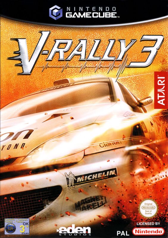 Front Cover for V-Rally 3 (GameCube)