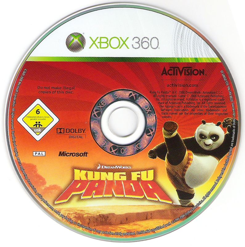 Media for LEGO Indiana Jones: The Original Adventures / Kung Fu Panda (Xbox 360): Kung Fu Panda disc