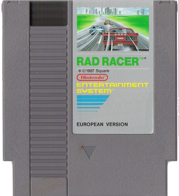 Media for Rad Racer (NES) (eec release)