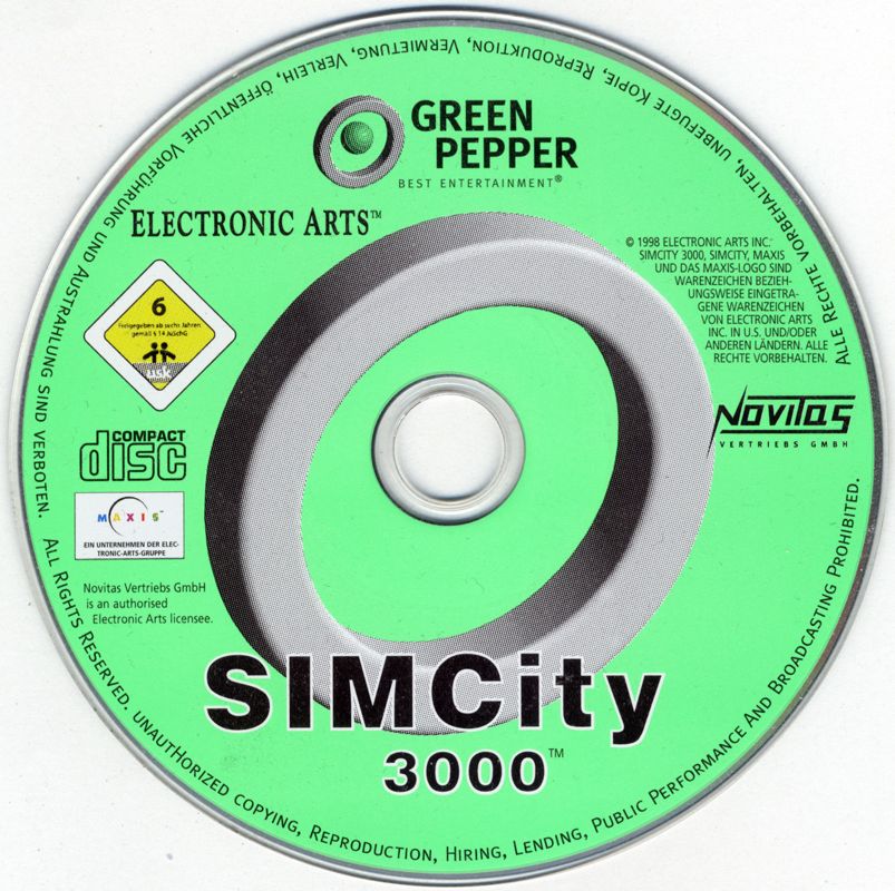 Media for SimCity 3000 (Windows) (Green Pepper release (#161))