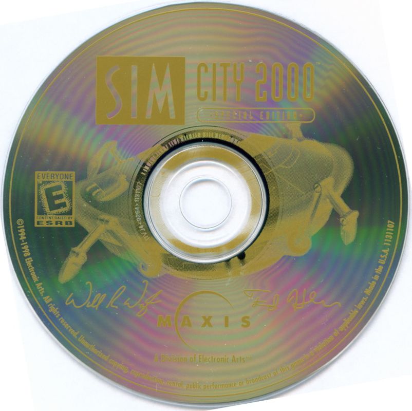 Media for SimCity 2000: CD Collection (DOS and Windows 3.x) (Budget release)