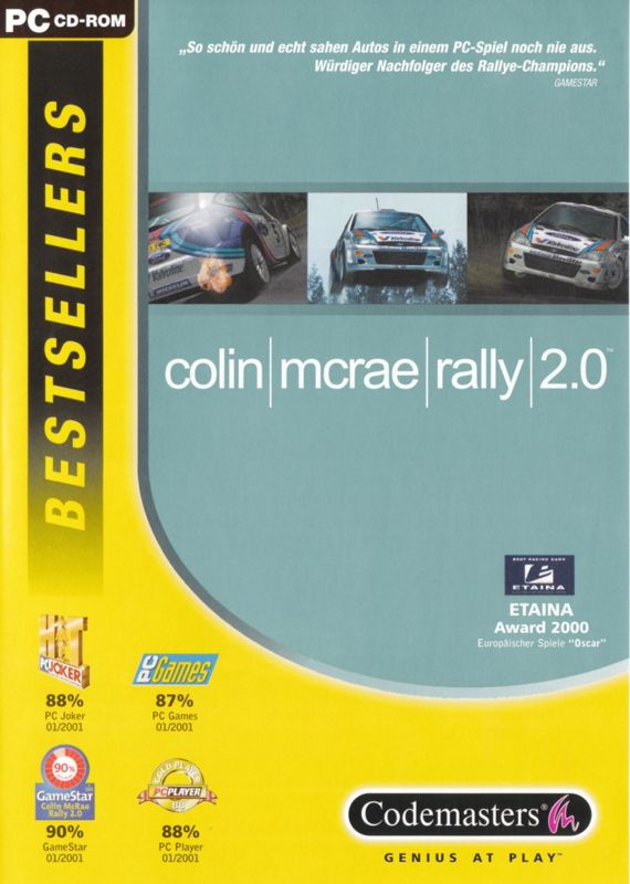Front Cover for Colin McRae Rally 2.0 (Windows) (BestSellers Series release)