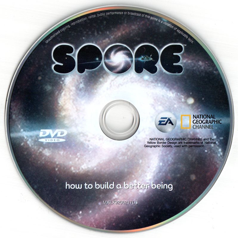 Extras for Spore (Galactic Edition) (Macintosh and Windows): Movie Disc