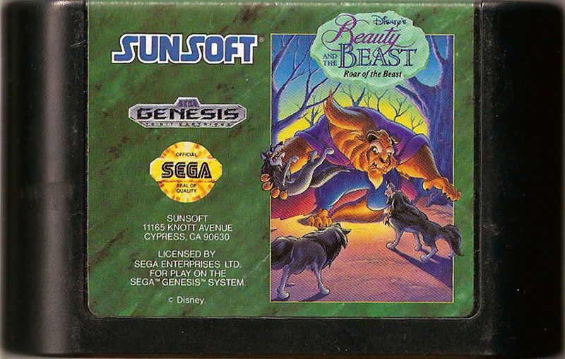 Media for Disney's Beauty and the Beast: Roar of the Beast (Genesis)