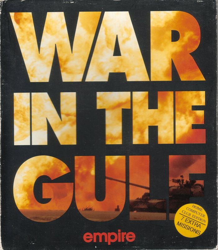 Front Cover for War in the Gulf (DOS) (5.25" Disk Release)