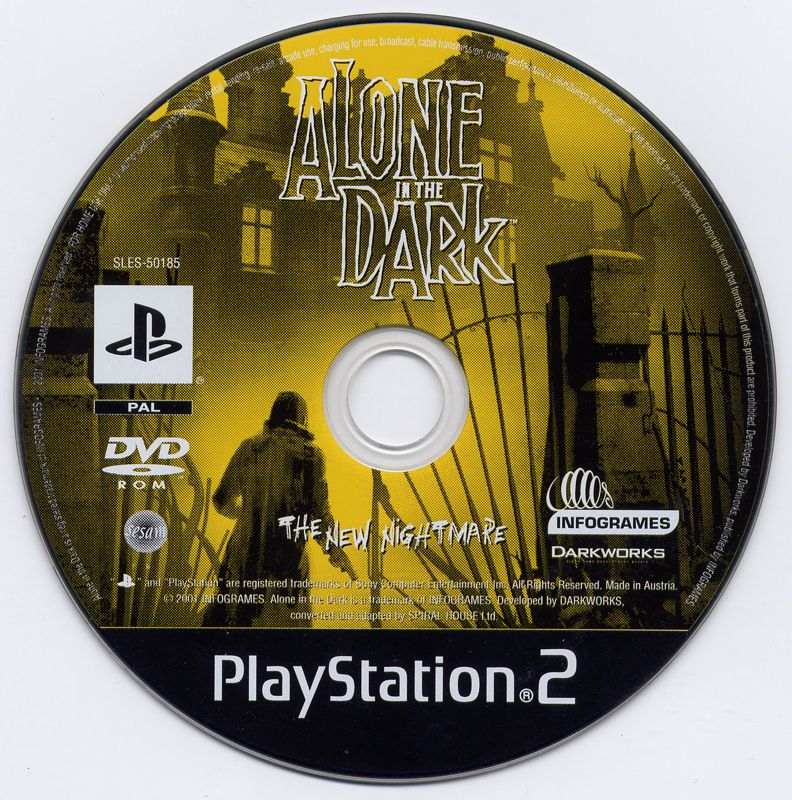 Media for Alone in the Dark: The New Nightmare (PlayStation 2)