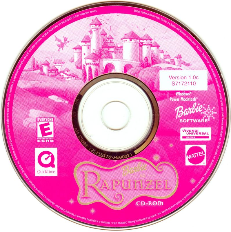 Media for Barbie as Rapunzel: A Creative Adventure (Macintosh and Windows)