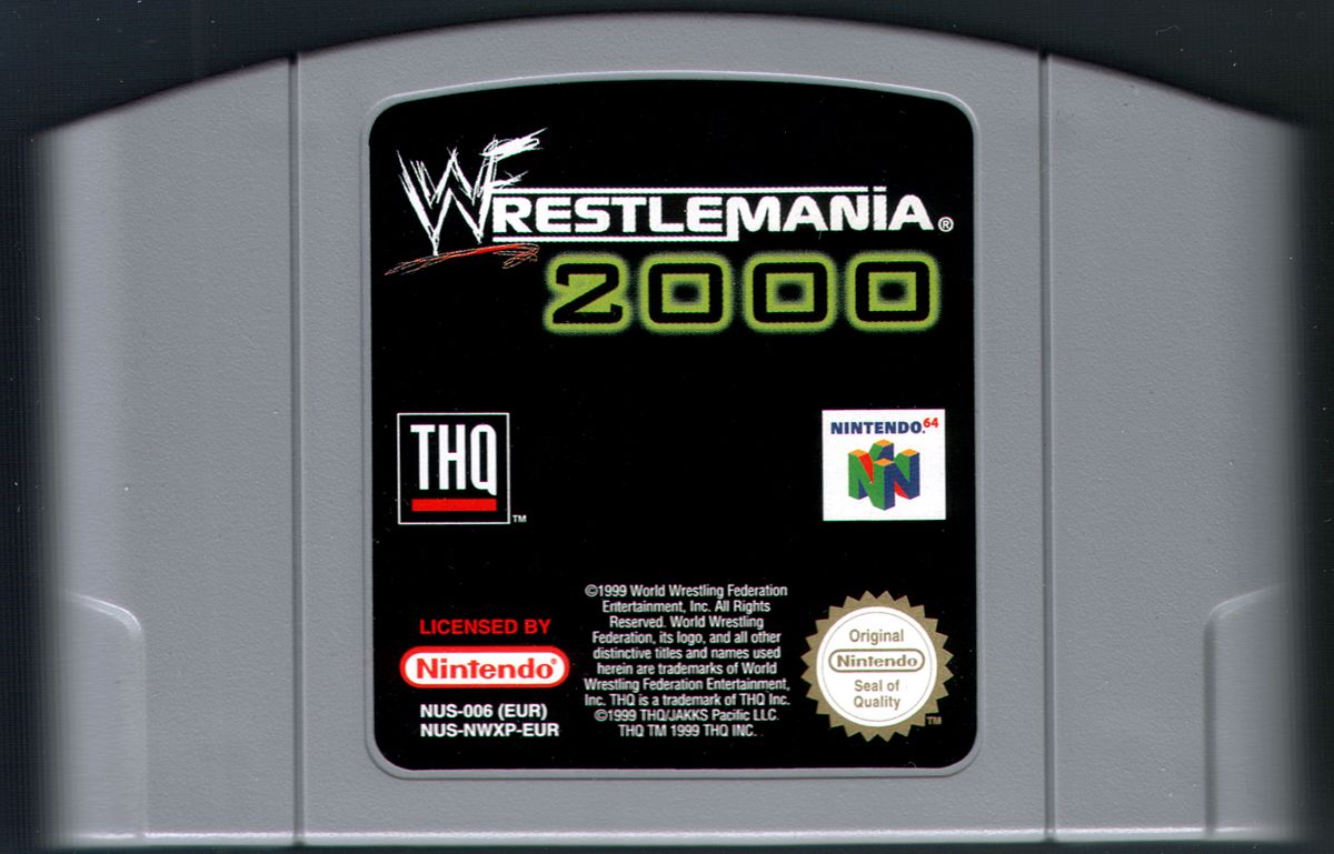 Media for WWF Wrestlemania 2000 (Nintendo 64)