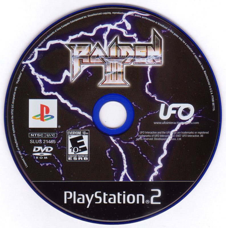 Media for Raiden III (PlayStation 2)