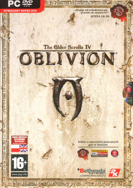 Front Cover for The Elder Scrolls IV: Oblivion (Windows) (International version (English and Polish))