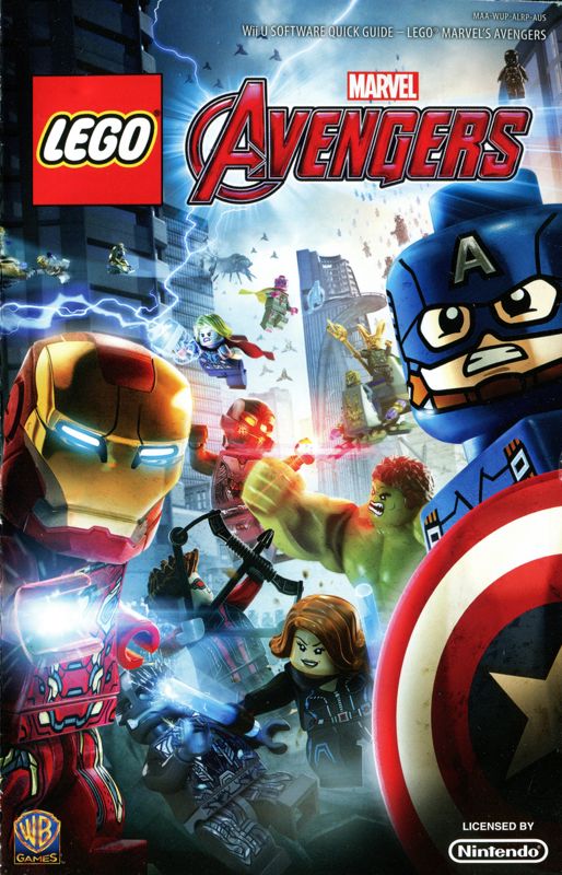 Manual for LEGO Marvel Avengers (Wii U): Front
