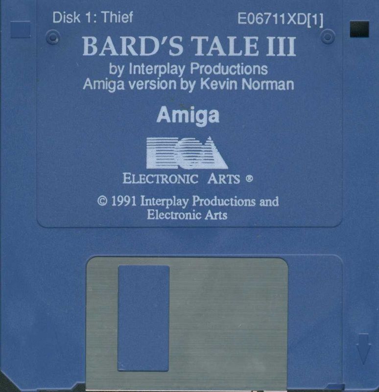 Media for The Bard's Tale III: Thief of Fate (Amiga): Disc 1/2