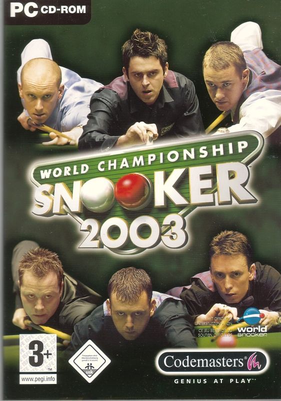 Front Cover for World Championship Snooker 2003 (Windows)