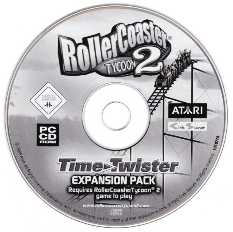 Media for Atari Collection: Strategie (Windows): RollerCoaster Tycoon 2: Time Twister