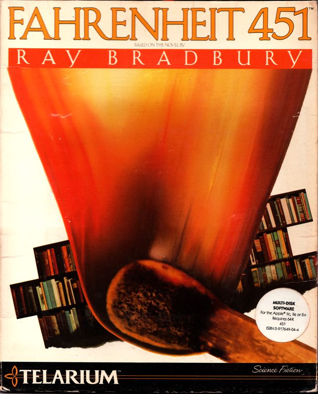 Front Cover for Fahrenheit 451 (Apple II)