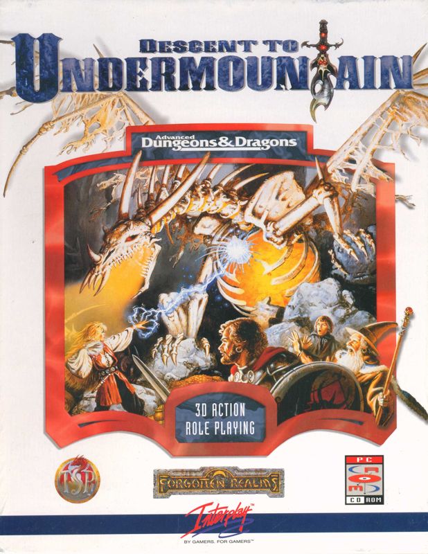 Front Cover for Descent to Undermountain (DOS and Windows)