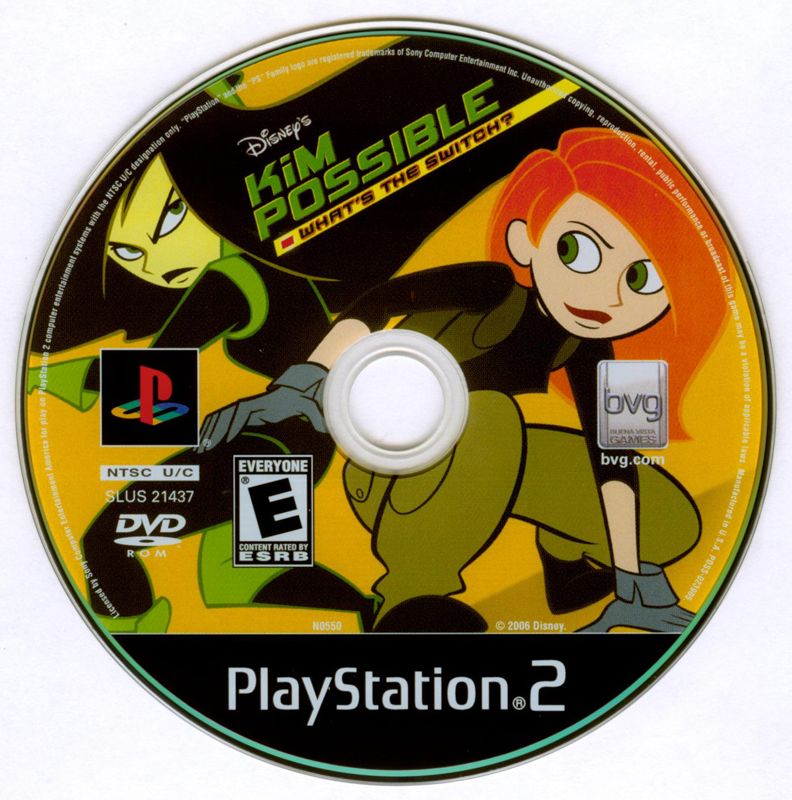 Media for Disney's Kim Possible: What's the Switch? (PlayStation 2)