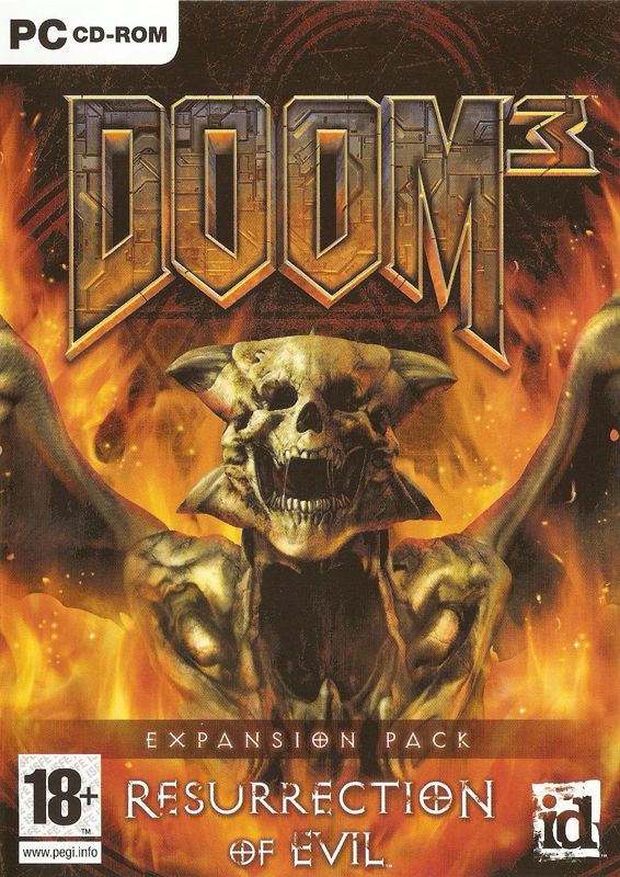 Front Cover for Doom³: Resurrection of Evil (Windows)