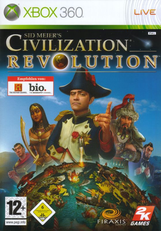 Front Cover for Sid Meier's Civilization: Revolution (Xbox 360)