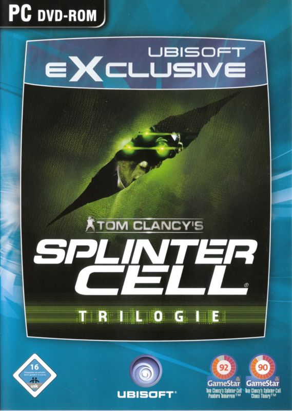 Front Cover for Tom Clancy's Splinter Cell Trilogy (Windows) (Ubisoft eXclusive release)