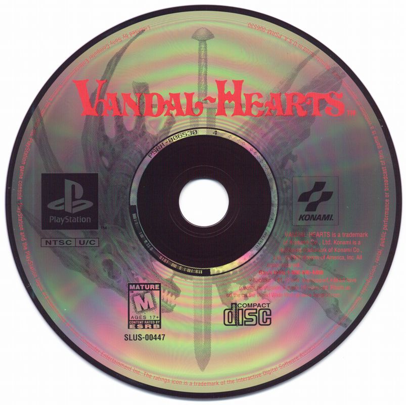 Media for Vandal Hearts (PlayStation)