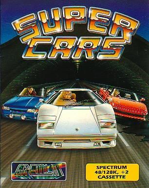 Front Cover for Super Cars (ZX Spectrum)