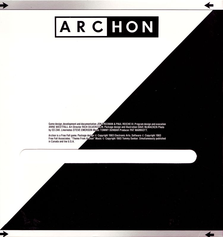 Other for Archon: The Light and the Dark (PC Booter): Disk Holder