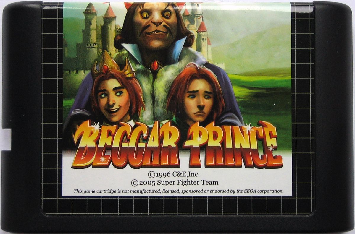 Media for Beggar Prince (Genesis) (Third Production Run - NTSC & PAL)