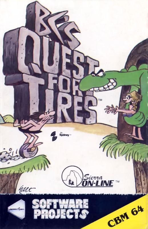 Front Cover for BC's Quest for Tires (Commodore 64)