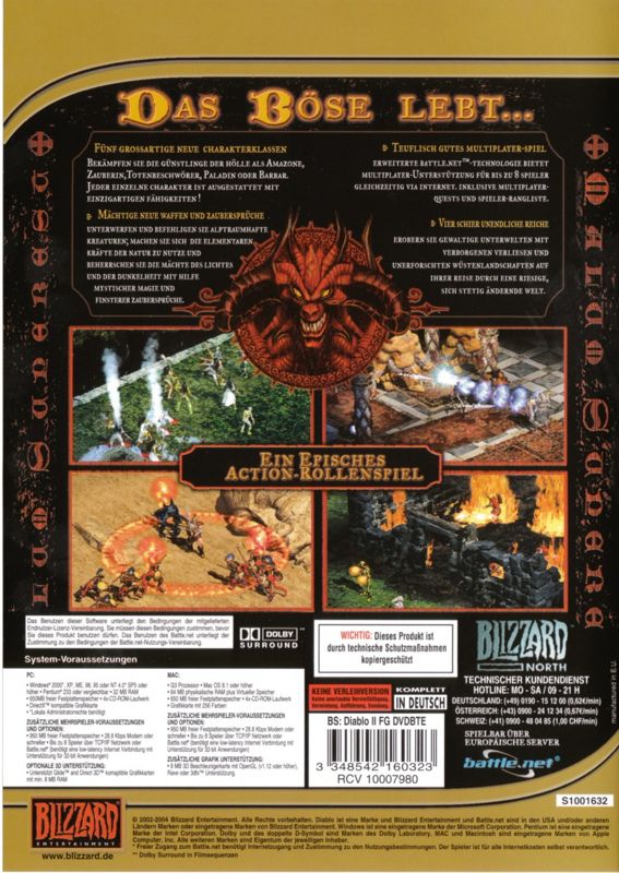 Diablo II cover or packaging material - MobyGames