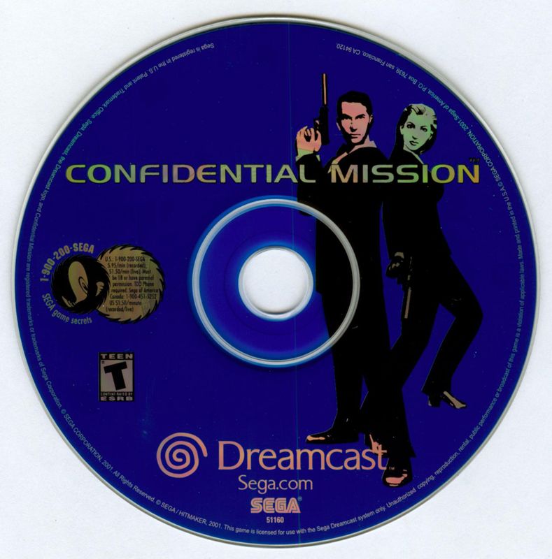 Media for Confidential Mission (Dreamcast)