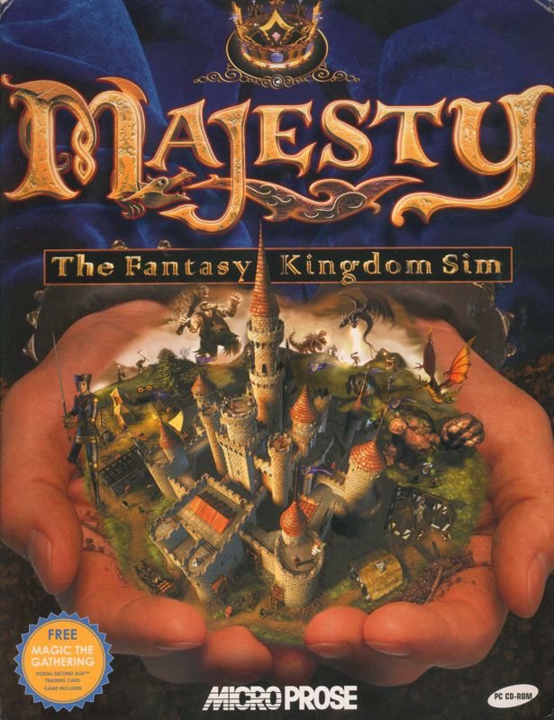 Front Cover for Majesty: The Fantasy Kingdom Sim (Windows)