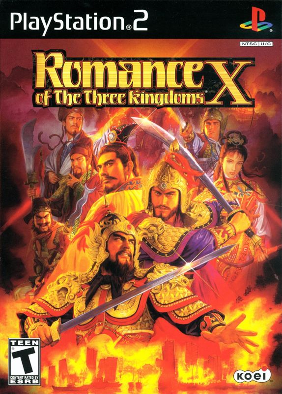 Front Cover for Romance of the Three Kingdoms X (PlayStation 2)