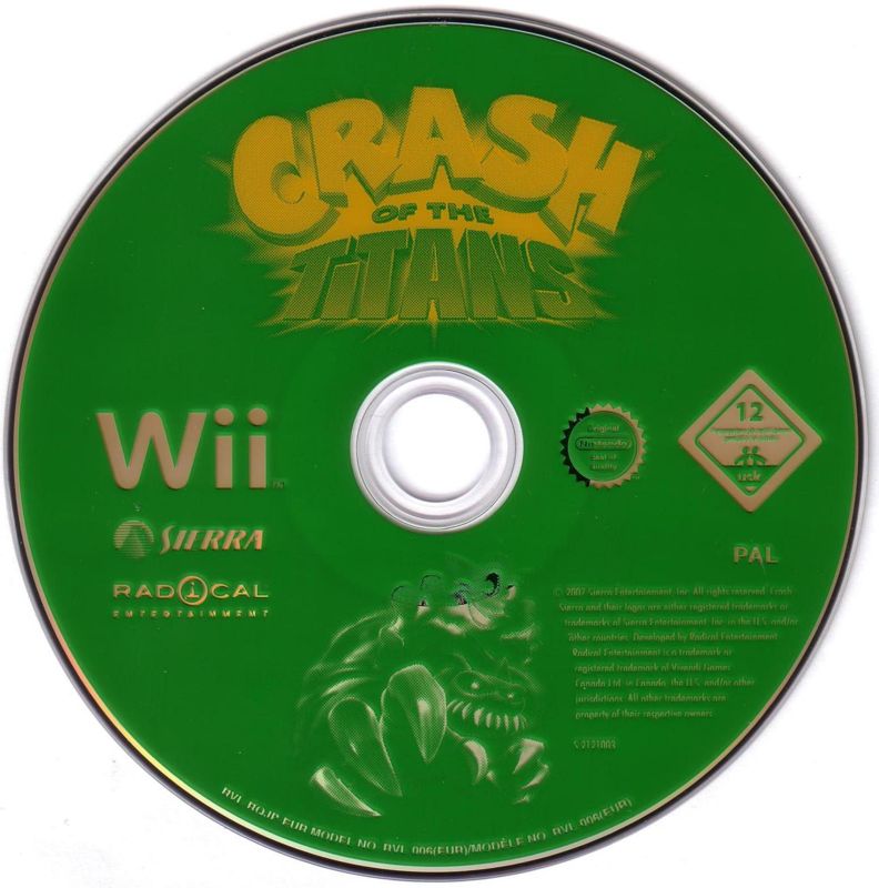 Media for Crash of the Titans (Wii)