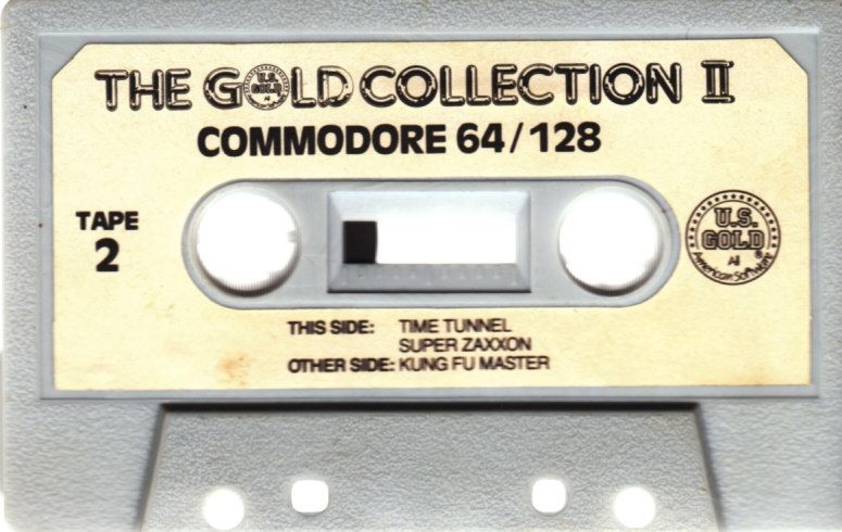 Media for The Gold Collection II (Commodore 64): Time Tunnel + Super Zaxxon + Kung Fu Master
