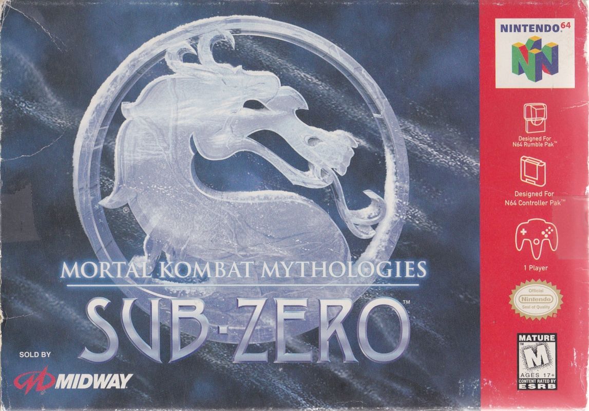 Front Cover for Mortal Kombat Mythologies: Sub-Zero (Nintendo 64)
