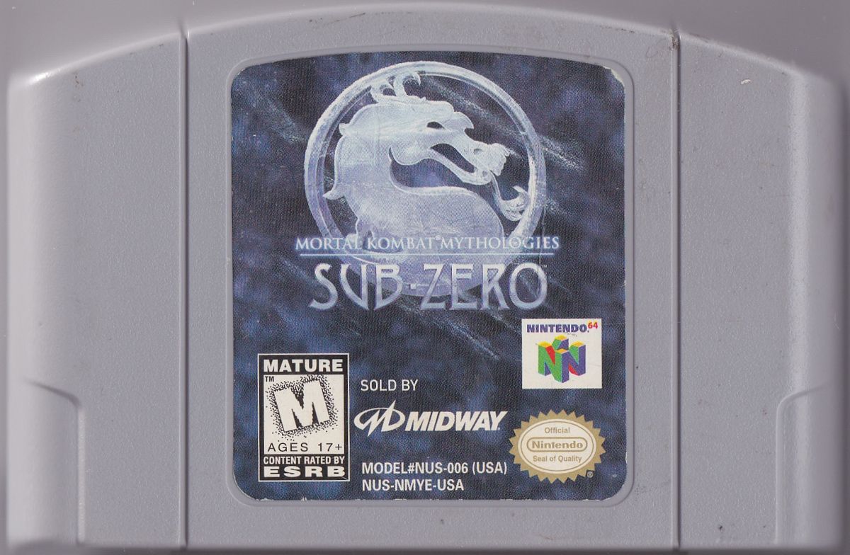 Media for Mortal Kombat Mythologies: Sub-Zero (Nintendo 64): Front