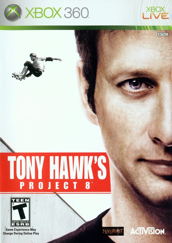 Front Cover for Tony Hawk's Project 8 (Xbox 360)