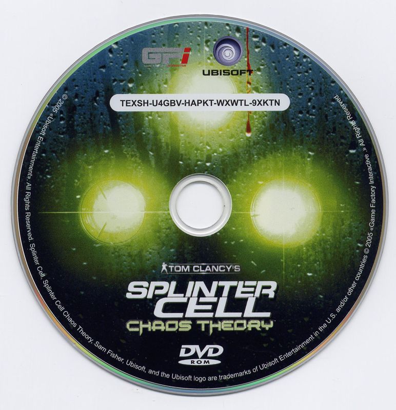 Media for Tom Clancy's Splinter Cell: Chaos Theory (Windows) (Localized version)
