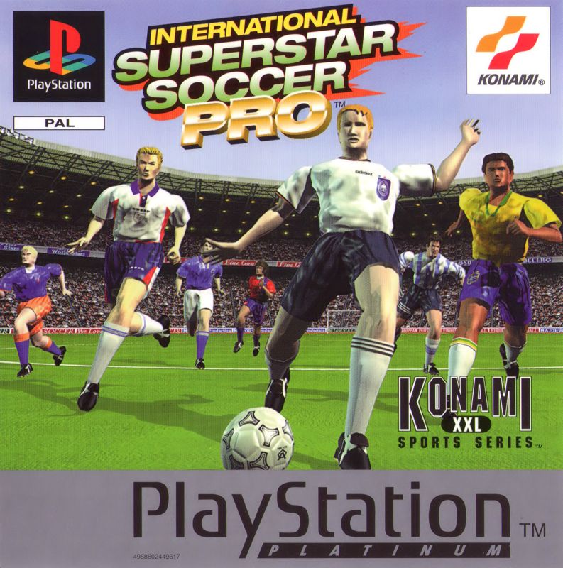 Front Cover for Goal Storm '97 (PlayStation) (Platinum release)