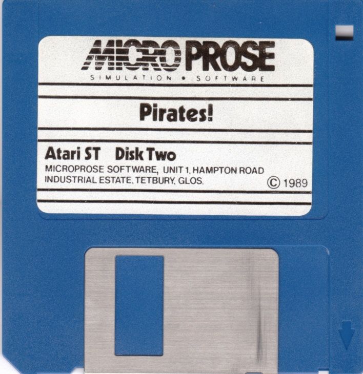 Media for Sid Meier's Pirates! (Atari ST): Disk 2/2